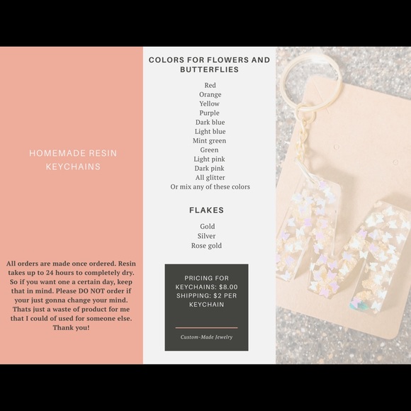 Letter Keychain - Picture 4 of 4